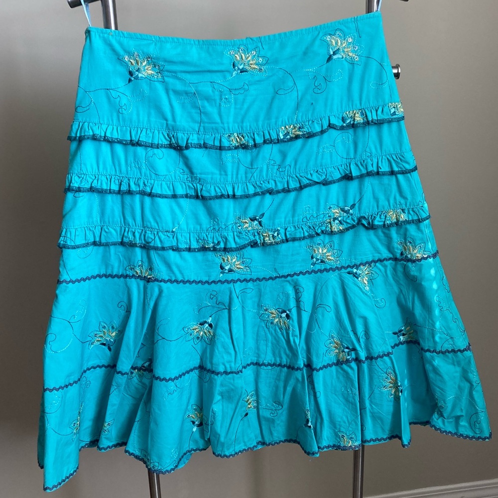 Beautiful turquoise skirt